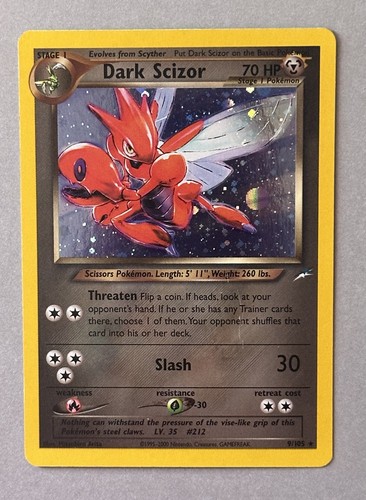 Pokemon tcg dark scizor - pokemon,