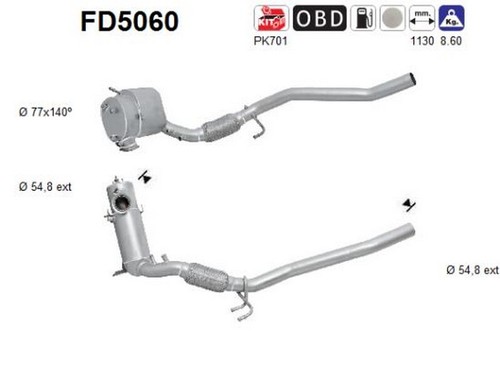 105 fap per audi - kw,