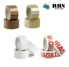 Nastro imballaggio adesivo trasparente avana bianco 50x66 fragile silenzioso per