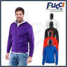 Felpa Uomo Con Cappuccio Zip