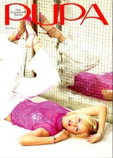 Cartolina Pubblicità Cosmetici MARCHIO PUPA Bellezza Non Convenzionale MODELLO 4X6