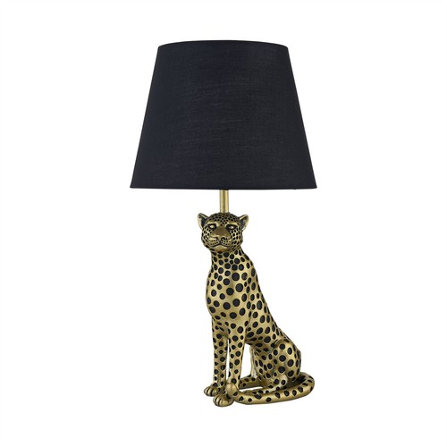 Lampada tavolo ghepardo - tavolo, oro