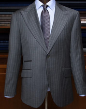 ABITO UOMO GRIGIO GESSATO DROP