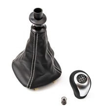 Pomello Leva del Cambio per Mercedes Vito W447 6 Marce Nero Pelle con Cuffia