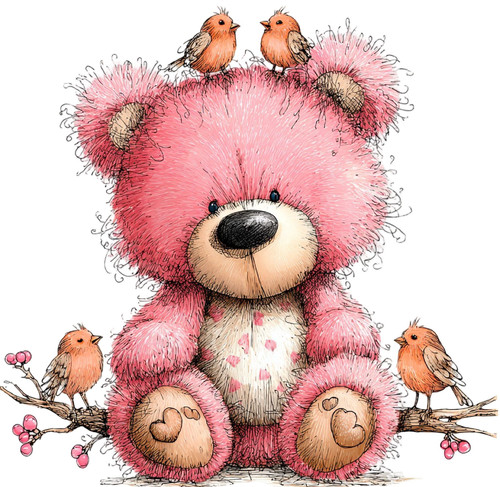 Orso stravagante motivo - stravagante,