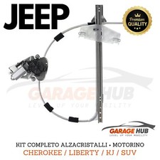 ALZACRISTALLI Elettrico + MOTORINO Ant. Destro per JEEP CHEROKEE III CRD KJ SUV