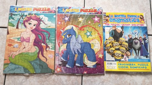 Puzzle bambini pony sirena - bambini,