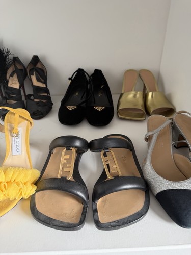 Autentico sandalo piatto fendi - piatto,