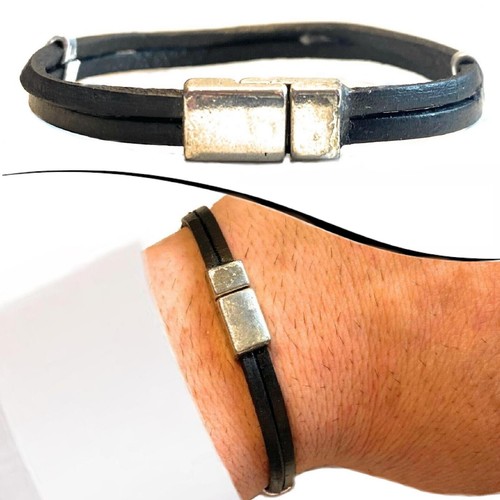 Bracciale pelle uomo - da,