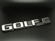 VOLKSWAGEN VW GOLF C GOLFC LOGO SIGLA EMBLEMA FREGIO STEMMA SCRITTA BADGE TARGA