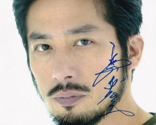 HIROYUKI SANADA autografo firmato 20x25cm SUNSHINE di persona autografo COA