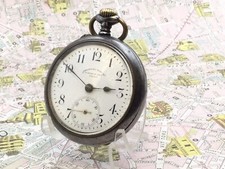 Dusonchet Tramway Watch Cairo . Moeris . Ferro Brunito . Orologio Tasca 