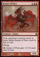 MTG AVATAR OF FURY EXC - AVATAR DELLA FURIA - CMD - MAGIC