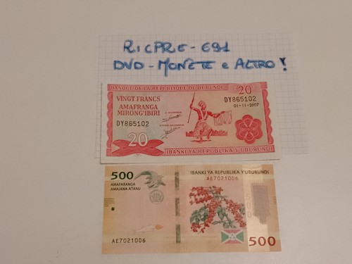 Burundi 500 franchi fds - 20/500,