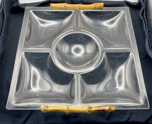 Vassoio vintage mcm lucite - vintage,