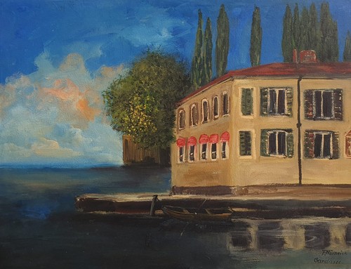 Lago garda fred - di, garda",