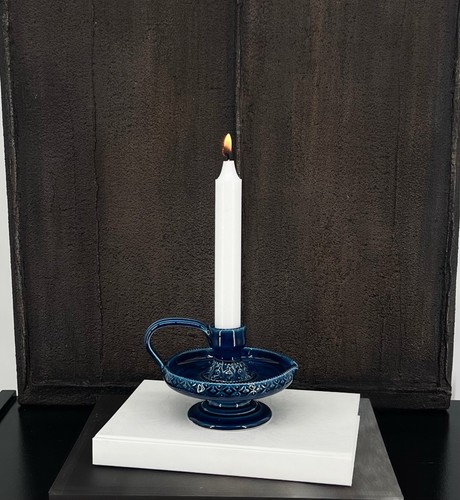 Portacandele ceramica stile - portacandele,