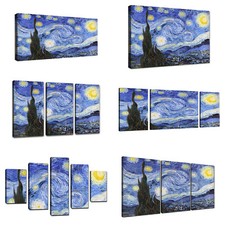 Canvashop  quadri moderni Van Gogh Notte Stellata Stampa su tela arredo casa 