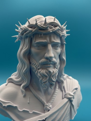 Busto gesu chiesa - 3d,