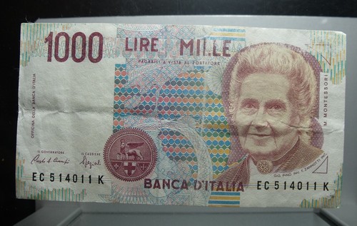 Banconota repubblica italiana - repubblica,