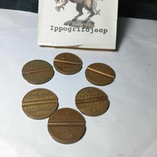 Lotto 6 gettoni telefonici