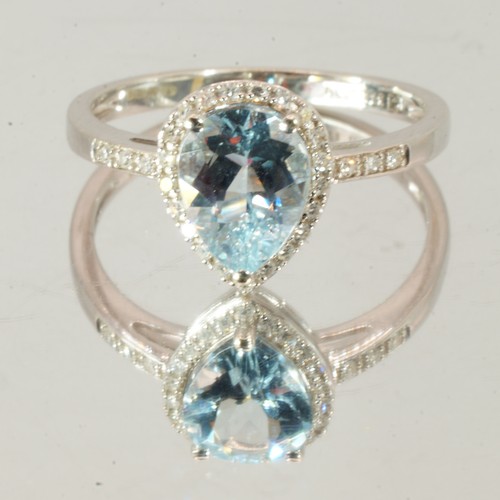 Anello oro bianco - , 9