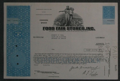 Food fair stores inc 2 - food, stores,