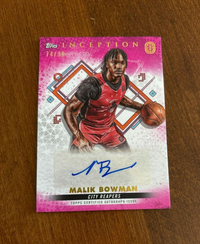 Malik bowman 2022 topps - malik,