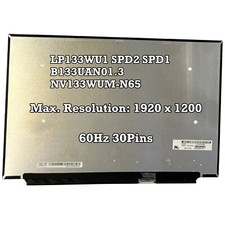 LP133WU1 SPD2 SPD1 B133UAN01.3