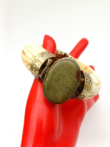 Bracciale tribale con osso e - tribale,