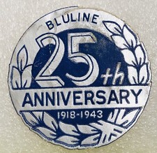 Bluline 25th Anniversary 1918-1943 Seal Poster Stamp