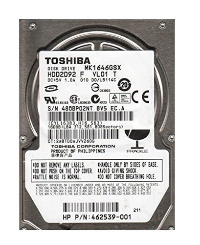 Toshiba mk1646gsx 462539 001 - mk1646gsx, 462539-001