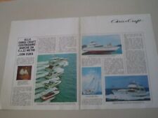 advertising Pubblicità 1973 CHRIS CRAFT