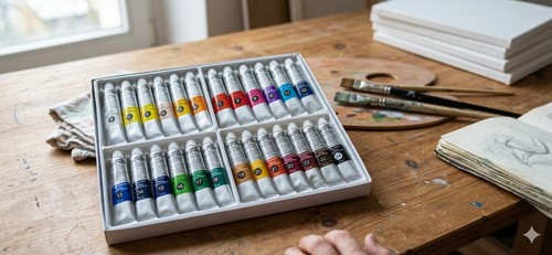 Colori olio - colori, a