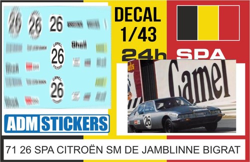 Decal 43 24h spa - ,