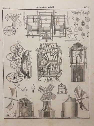 Litografia antica 1833 - antica, fisica