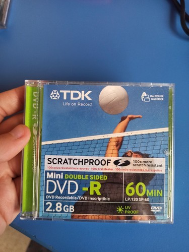 Dvd tdk 8gb mini - mini, (8cm)
