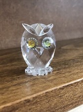 Figurina gufo cristallo - figurina,