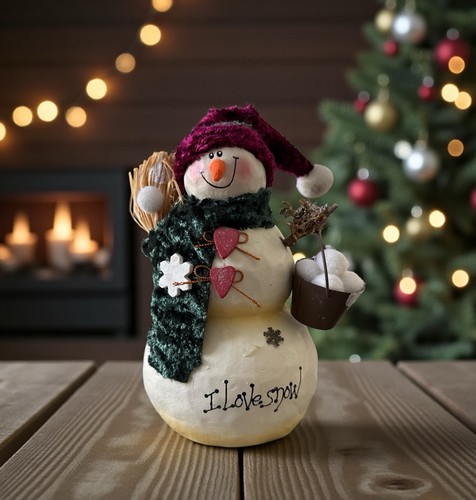Antico pupazzo neve vintage - antico, di