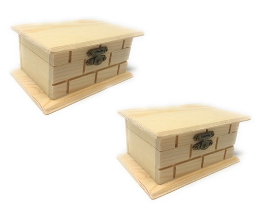 Scatola legno per decoupage - in,