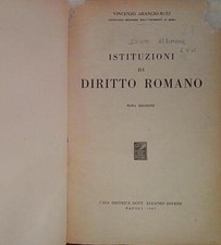 Arangio ruiz ISTITUZIONI DI