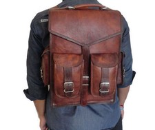 Zaino da uomo vintage in vera