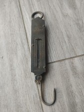 Antica Bilancia a Molla Dinamometro POCKET BALANCE Doppia Scala 15 Kg