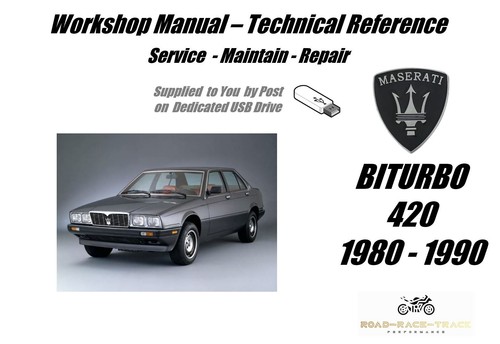 Maserati 420 biturbo manuale - 420,