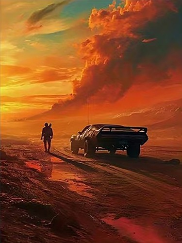 Quadro mad max - e, stampa