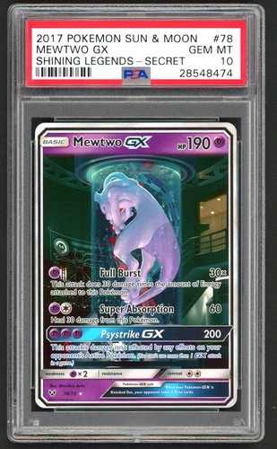 Pokemon card psa 10 mewtwo - card,
