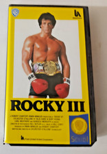 VHS  SILVESTER STALLONE IN ROCKY III  WARNER HOME VIDEO GLI SCUDI 1990