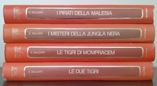 I LIBRI D'ORO EDITRICE LE STELLE - 4 VOLUMI EMILIO SALGARI - OTTIME CONDIZIONI
