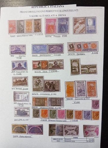 Francobolli collezione - francobolli,