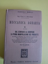  HOEPLI - MECCANICA AGRARIA